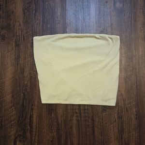 Vintage Y2K American Eagle Outfitters Mustard Ribbed Top